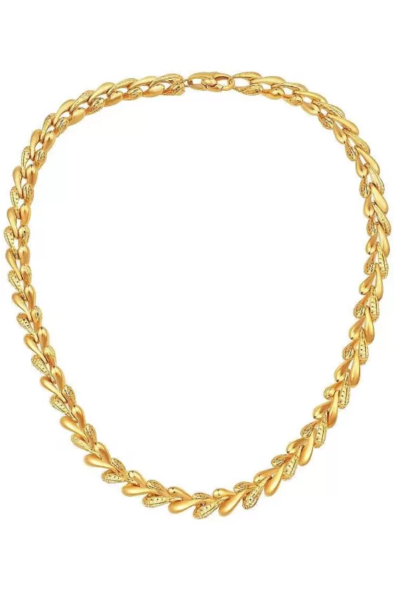 916 Gold Blossom Link Necklace^Lee Hwa Jewellery Discount