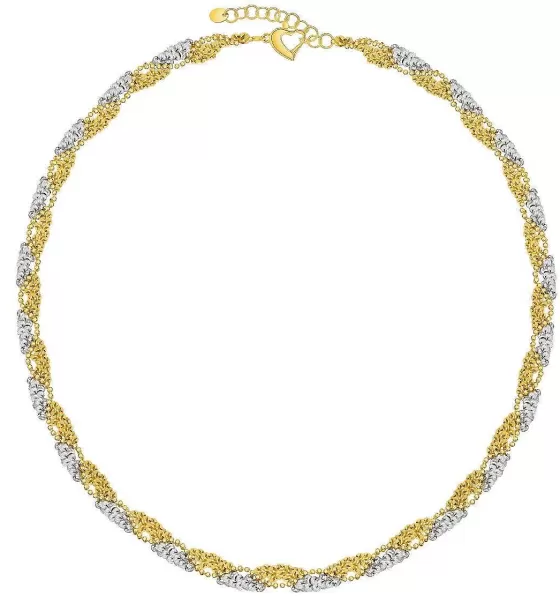 916 Gold Duo-Tone Bead Necklace^Lee Hwa Jewellery Flash Sale