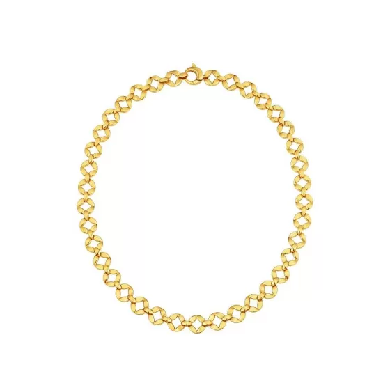 916 Gold Geometric Links Necklace^Lee Hwa Jewellery Best