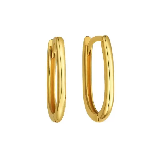 916 Gold Hoop Earrings^Lee Hwa Jewellery New