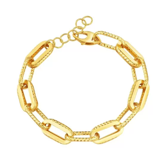 916 Gold Infinity Chain Bracelet^Lee Hwa Jewellery New