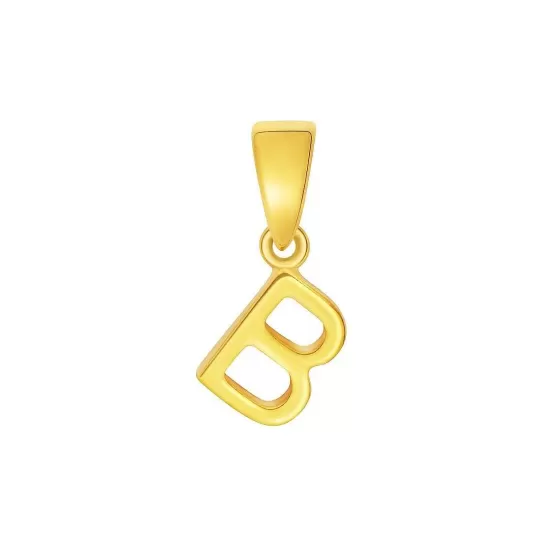 916 Gold Initials 'B' Pendant^Lee Hwa Jewellery Cheap