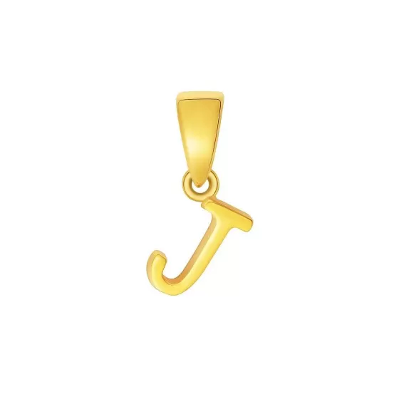 916 Gold Initials 'J' Pendant^Lee Hwa Jewellery Fashion