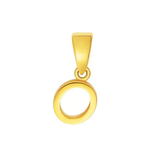 916 Gold Initials 'O' Pendant^Lee Hwa Jewellery Sale