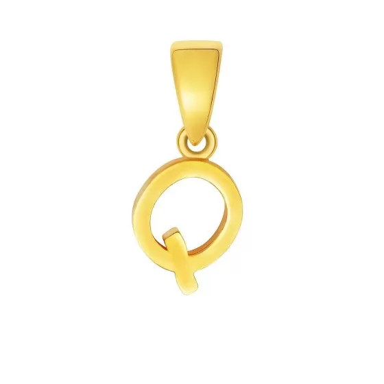 916 Gold Initials 'Q' Pendant^Lee Hwa Jewellery Clearance