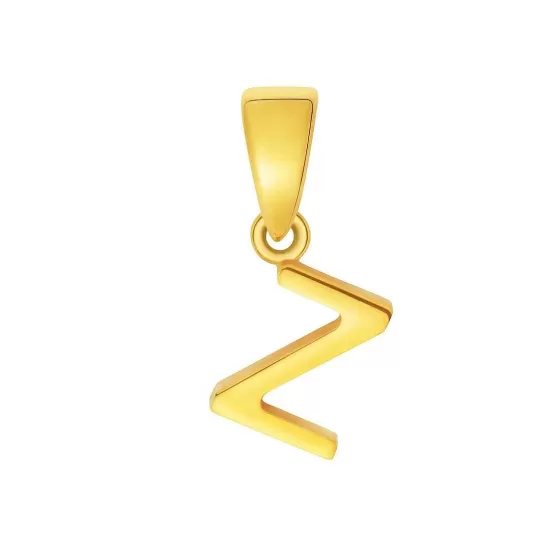 916 Gold Initials 'Z' Pendant^Lee Hwa Jewellery Best