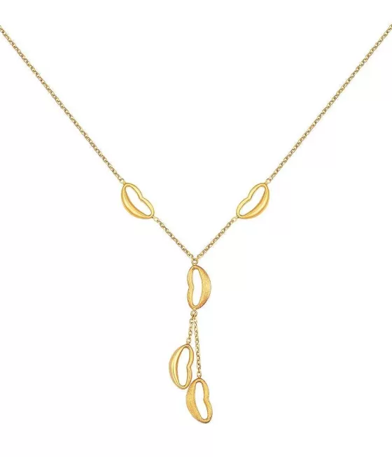 916 Gold Kiss Necklace^Lee Hwa Jewellery Clearance