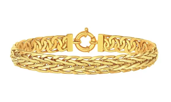 916 Gold Link Bracelet^Lee Hwa Jewellery Shop