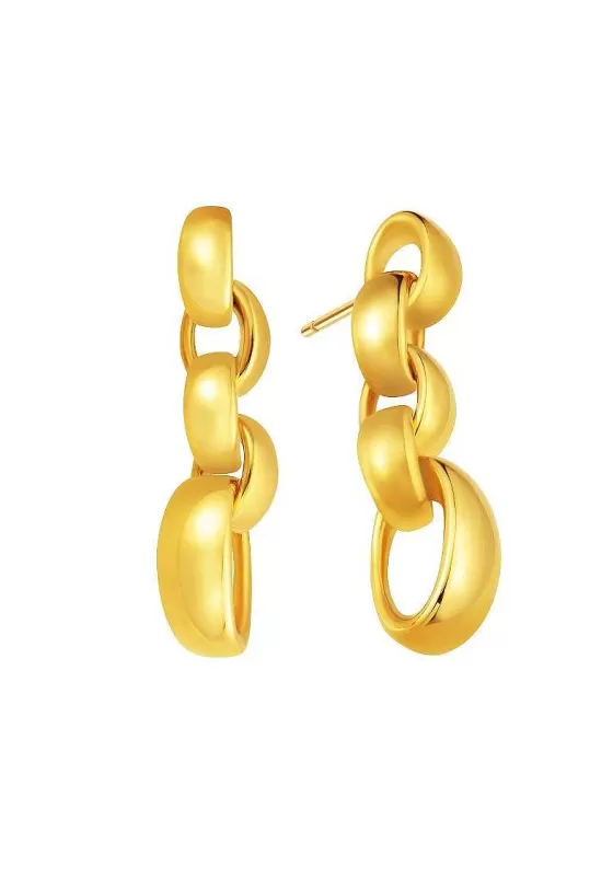 916 Gold Links Earrings^Lee Hwa Jewellery Best Sale