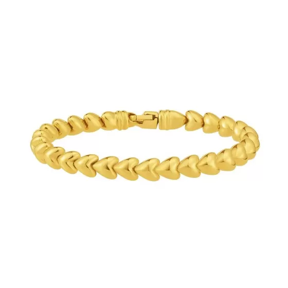 916 Gold Multi-Heart Bracelet^Lee Hwa Jewellery New