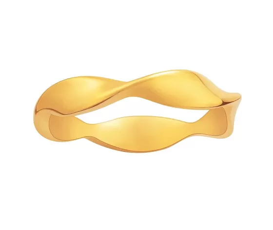 916 Gold Twirl Ring^Lee Hwa Jewellery Fashion