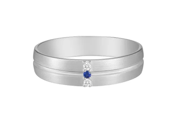 Aimer Tresor Sapphire Diamond Wedding Band^Lee Hwa Jewellery Clearance