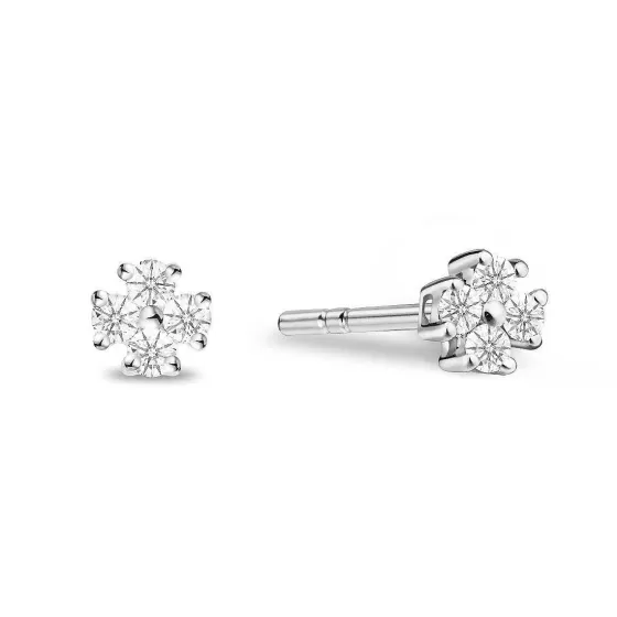 Classic Cluster Diamond Earrings^Lee Hwa Jewellery Discount