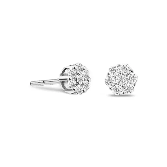 Classic Cluster Diamond Earrings^Lee Hwa Jewellery Shop