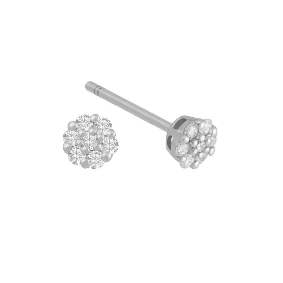 Classic Cluster Diamond Earrings^Lee Hwa Jewellery Fashion