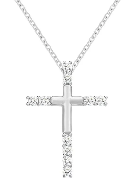 Classic Cross Diamond Pendant^Lee Hwa Jewellery Cheap