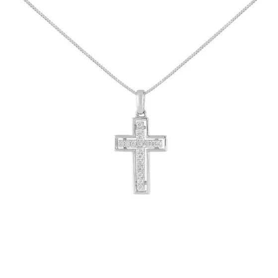 Classic Cross Diamond Pendant^Lee Hwa Jewellery Online