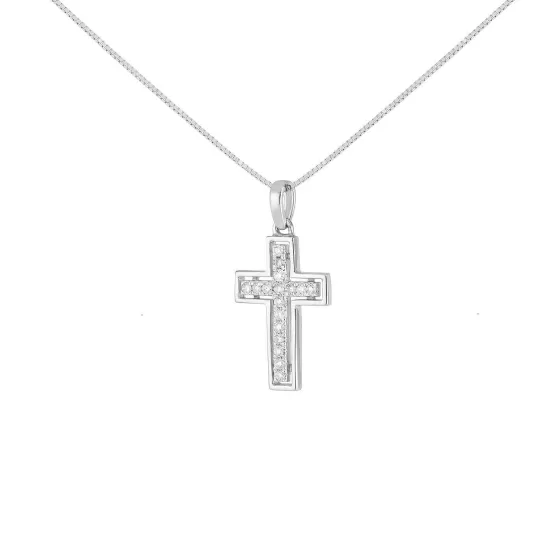 Classic Cross Diamond Pendant^Lee Hwa Jewellery Online