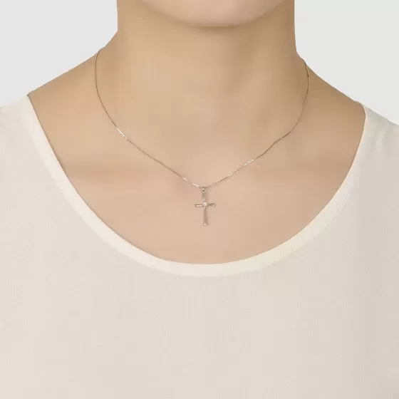 Classic Cross Diamond Pendant^Lee Hwa Jewellery Best Sale