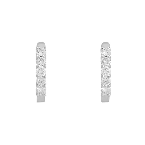 Classic Diamond Huggies Hoop Earrings^Lee Hwa Jewellery Cheap