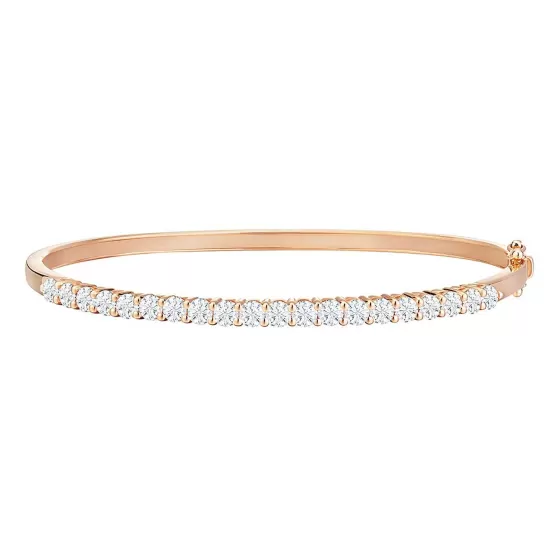 Classic Half Tennis Diamond Bangle^Lee Hwa Jewellery Sale