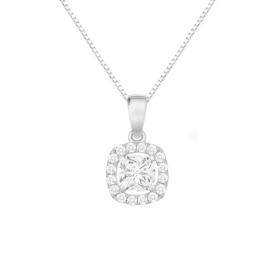 De Beers Forevermark Black Label Cushion Diamond Pendant^Lee Hwa Jewellery Discount