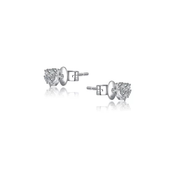 Destin E Cluster Heart Diamond Earrings^Lee Hwa Jewellery Best