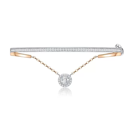 Destin E Courage Diamond Bangle^Lee Hwa Jewellery Online