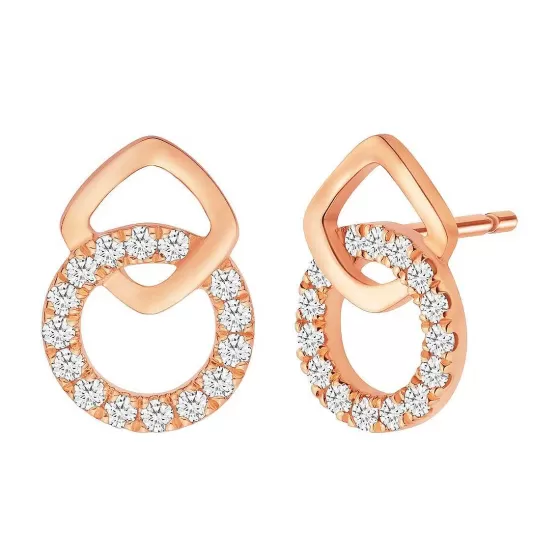 Geometric Diamond Earrings^Lee Hwa Jewellery Outlet