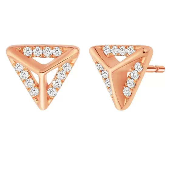 Geometric Diamond Earrings^Lee Hwa Jewellery Sale