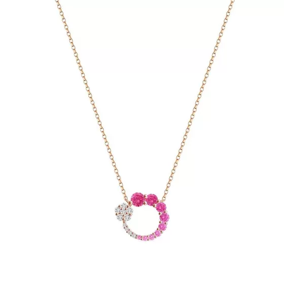 Luxurion Pink Saphhire Diamond Necklace^Lee Hwa Jewellery Cheap