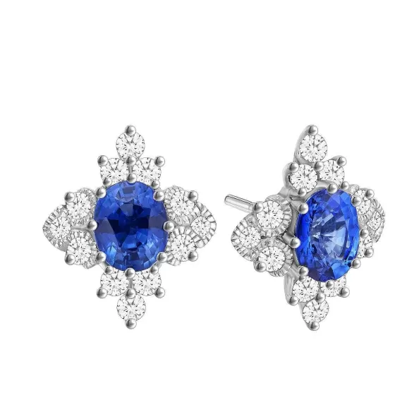 Luxurion Sapphire Diamond Earrings^Lee Hwa Jewellery Hot