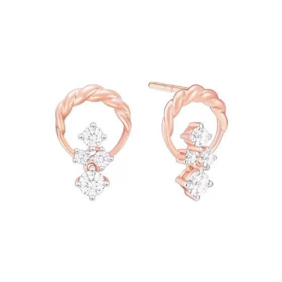 Modern Classic Diamond Earrings^Lee Hwa Jewellery Online