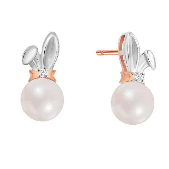 Nacre Bunny Diamond Earrings^Lee Hwa Jewellery Cheap