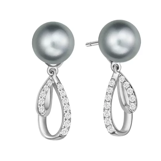 Nacre Pearl Diamond Earrings^Lee Hwa Jewellery Flash Sale