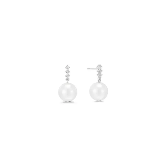 Nacre Pearl Diamond Earrings^Lee Hwa Jewellery Best Sale