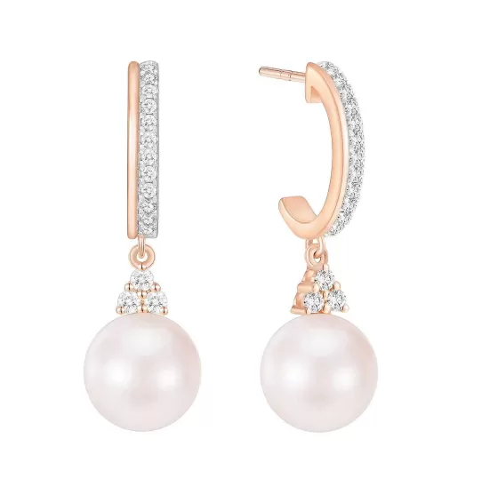 Nacre Pearl Diamond Earrings^Lee Hwa Jewellery Hot