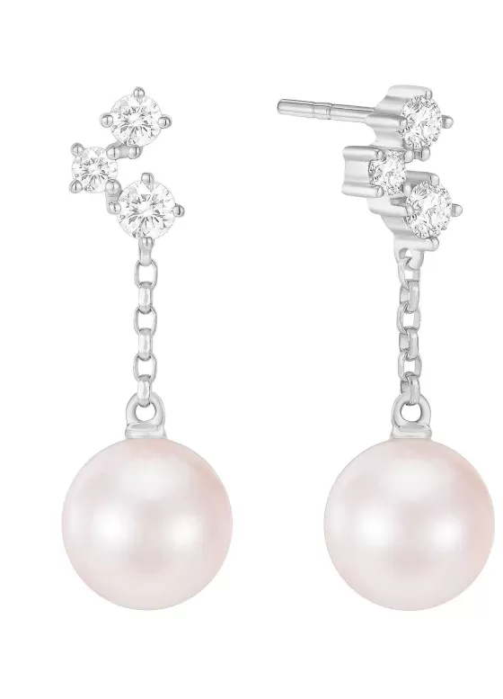 Nacre Pearl Diamond Earrings^Lee Hwa Jewellery Best Sale