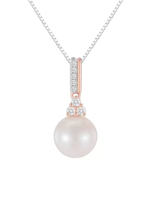 Nacre Pearl Diamond Pendant^Lee Hwa Jewellery Outlet