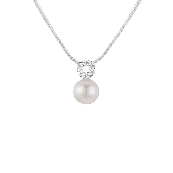 Nacre Pearl Diamond Pendant^Lee Hwa Jewellery New