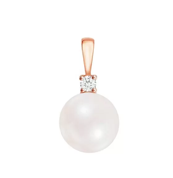 Nacre Pearl Diamond Pendant^Lee Hwa Jewellery New