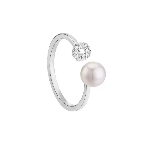 Nacre Pearl Diamond Ring^Lee Hwa Jewellery New