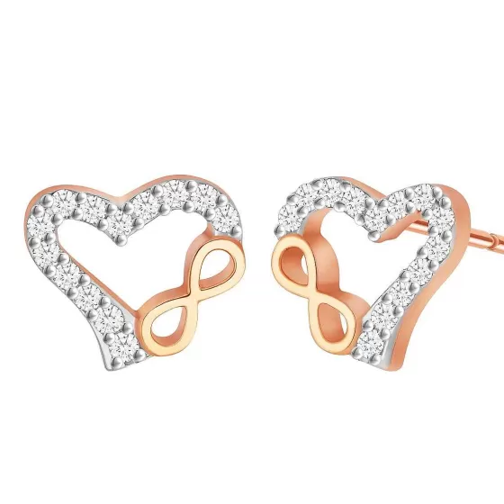 Passion Infinite Heart Diamond Earrings^Lee Hwa Jewellery Outlet