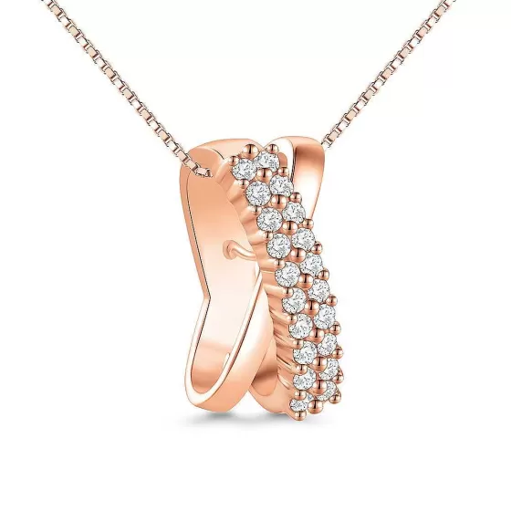 Passion X Rose Gold Diamond Pendant^Lee Hwa Jewellery Best Sale