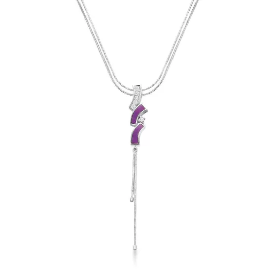 Purple Gold Diamond Necklace^Lee Hwa Jewellery Sale