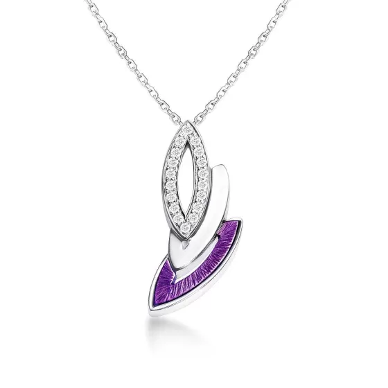 Purple Gold Motif Pendant^Lee Hwa Jewellery Hot