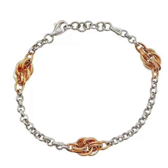 Rosetto Duo Tone Knot Bracelet^Lee Hwa Jewellery Discount