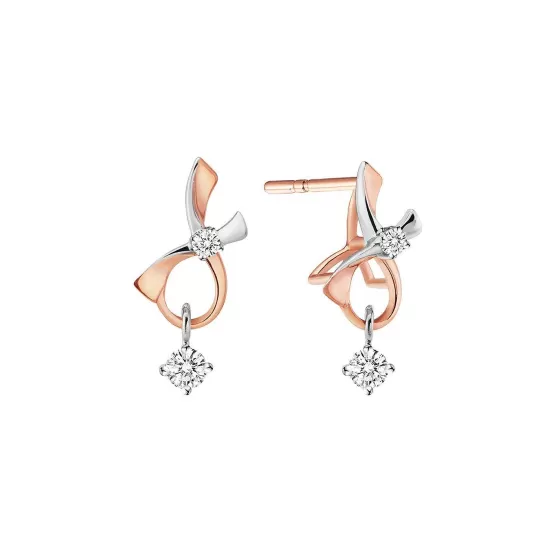 Swing Star Bow Diamond Earrings^Lee Hwa Jewellery Cheap