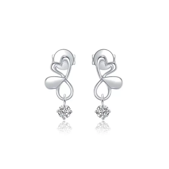 Swing Star Clover Earrings^Lee Hwa Jewellery Sale