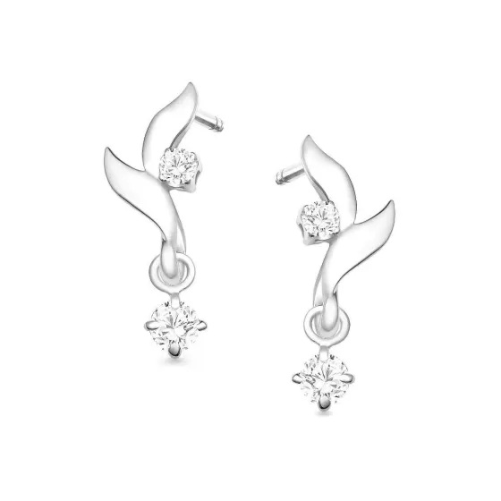 Swing Star Diamond Earrings^Lee Hwa Jewellery Store